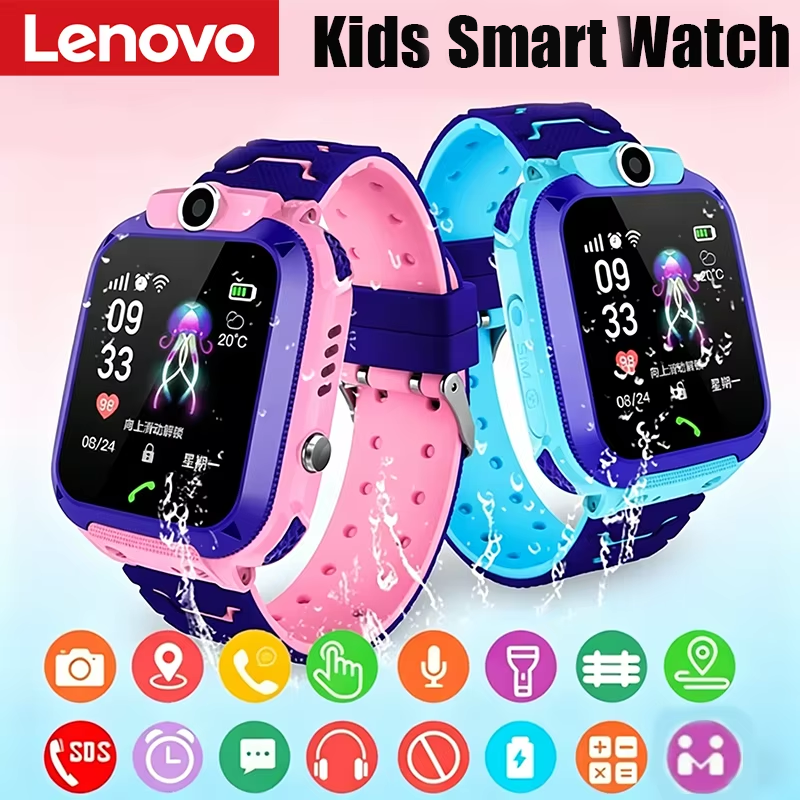 Smartwatch Watches For Kid Boy Waterproof - Lenovo Kids SOS GPS Location Child