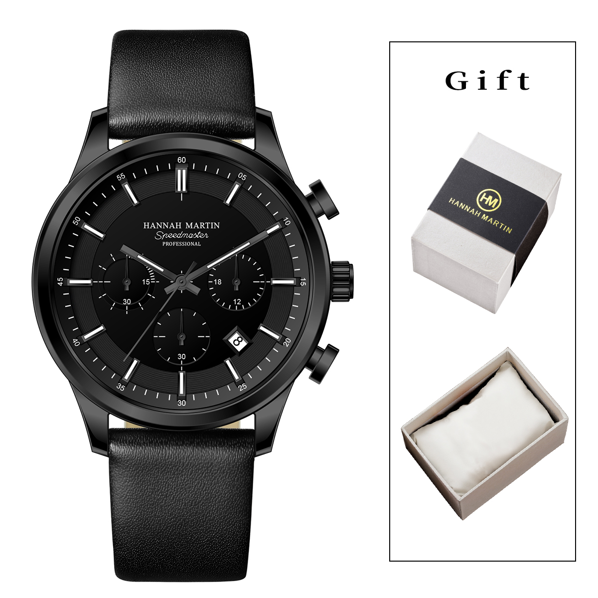 Anti-Magnetic Watch - Hannah Martin Men Gift Box Men