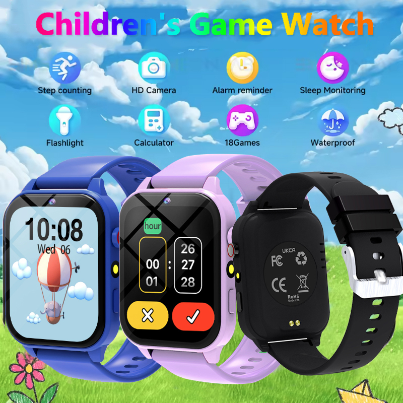 Smartwatch Watches For Kid Boy Waterproof - Kids Game Smart Watch Flashlight Waterproof