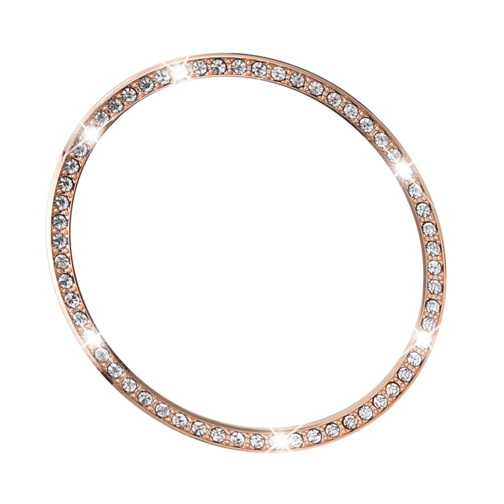 Smartwatch Ring Watches - Shiny Metal Bling Watch Bezel Ring
