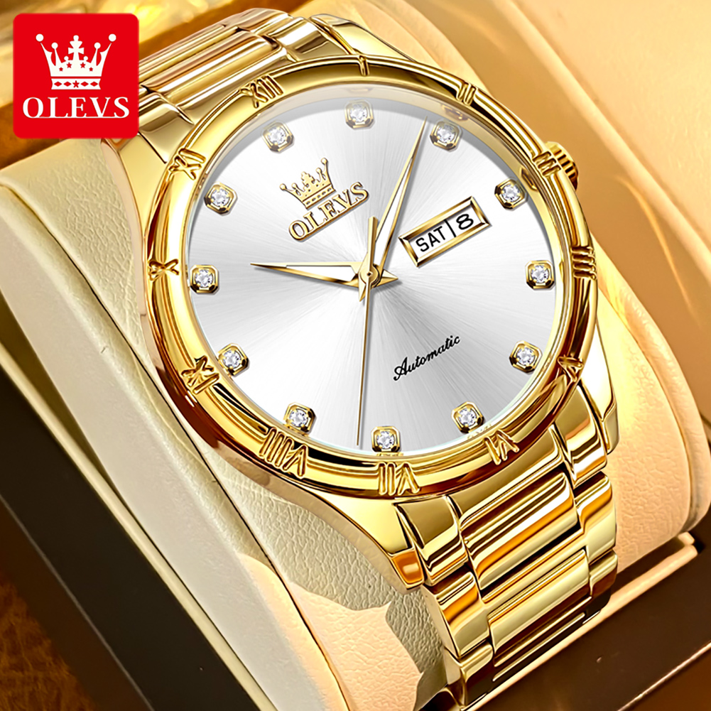 Anti-Magnetic Watch - OLEVS Men's Watches Luxury Casual Fine