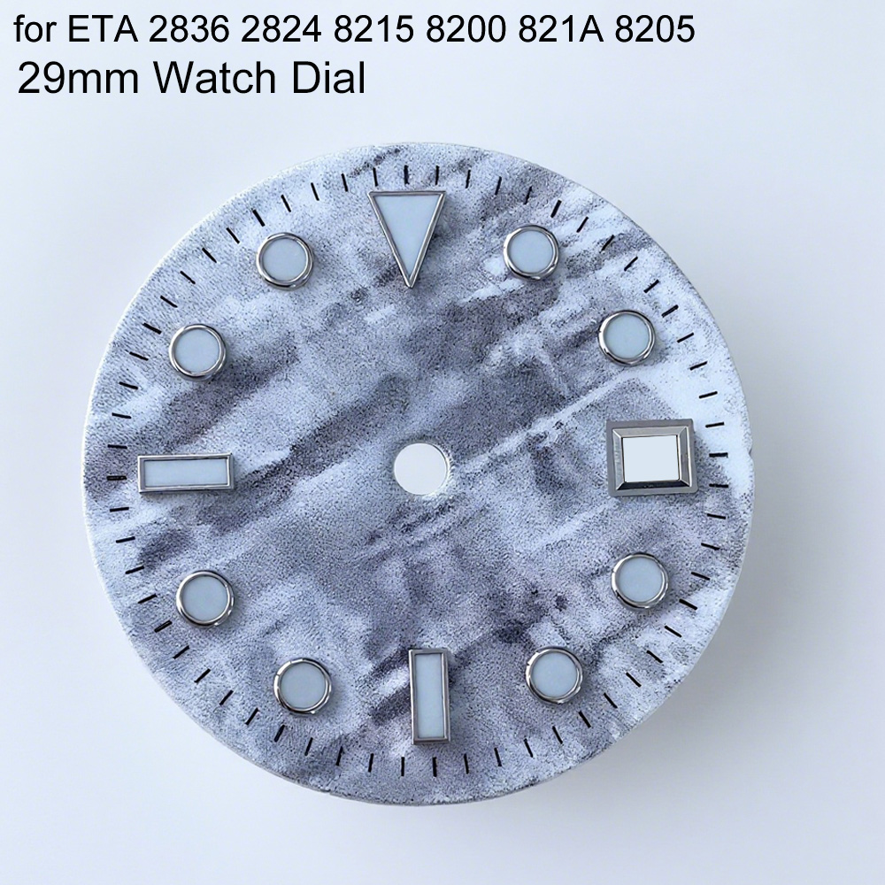Luminous Dial Face - For ETA 2836 2824 Dial Meteorite
