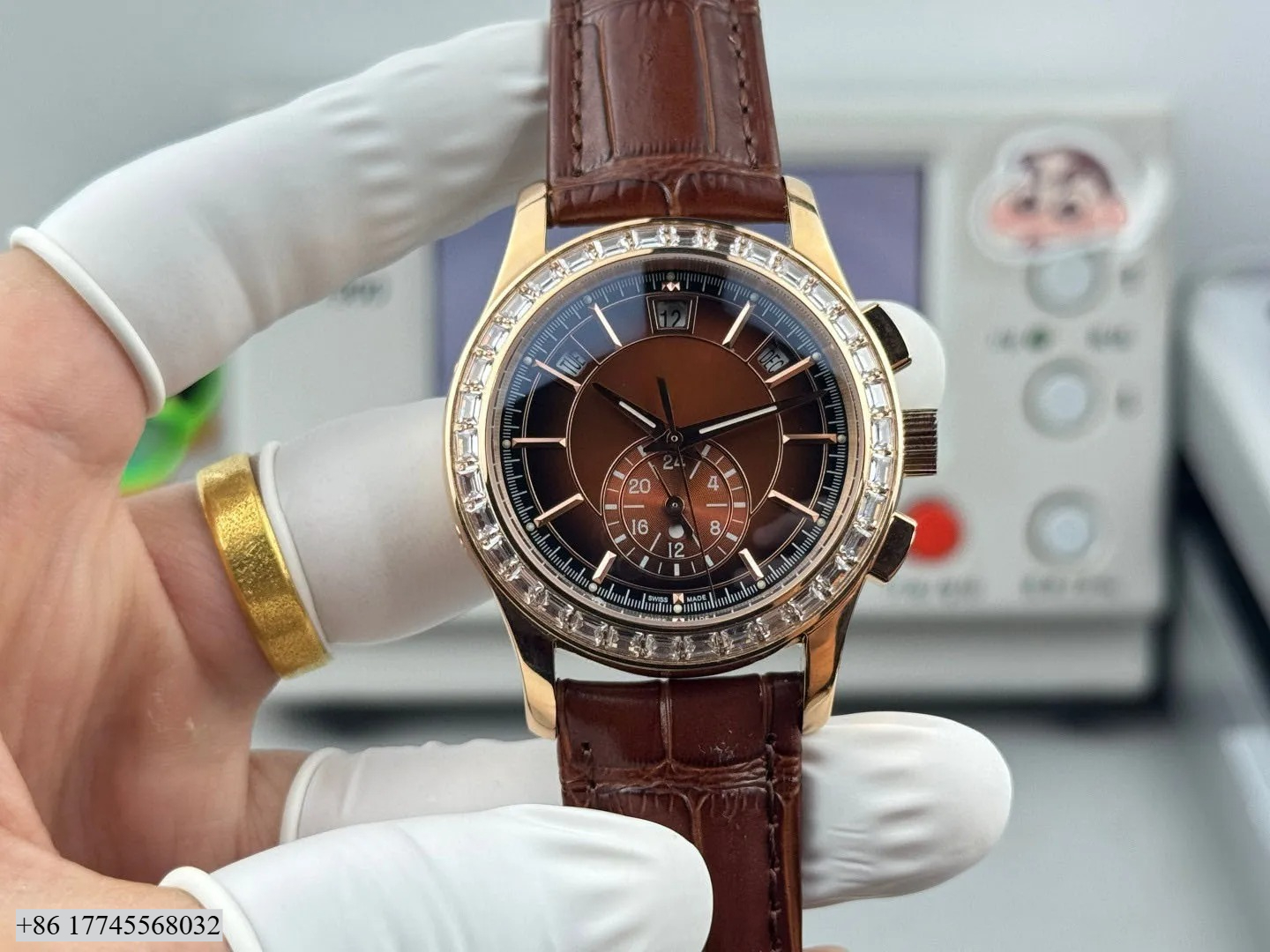 High-end Designer Style Busine - Leather Watch Strap 评论和价格