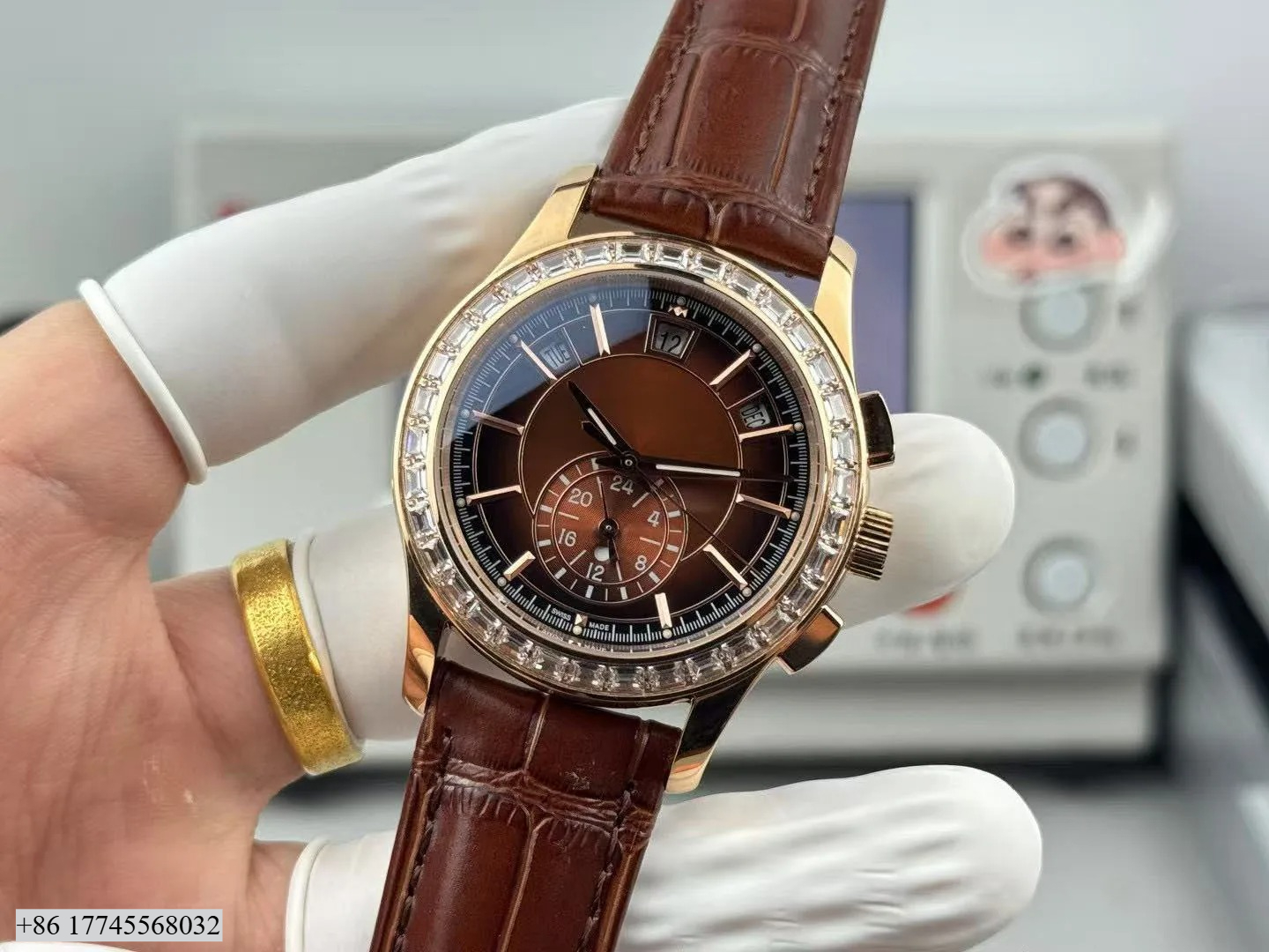 High-end Designer Style Busine - Leather Watch Strap 评论和价格