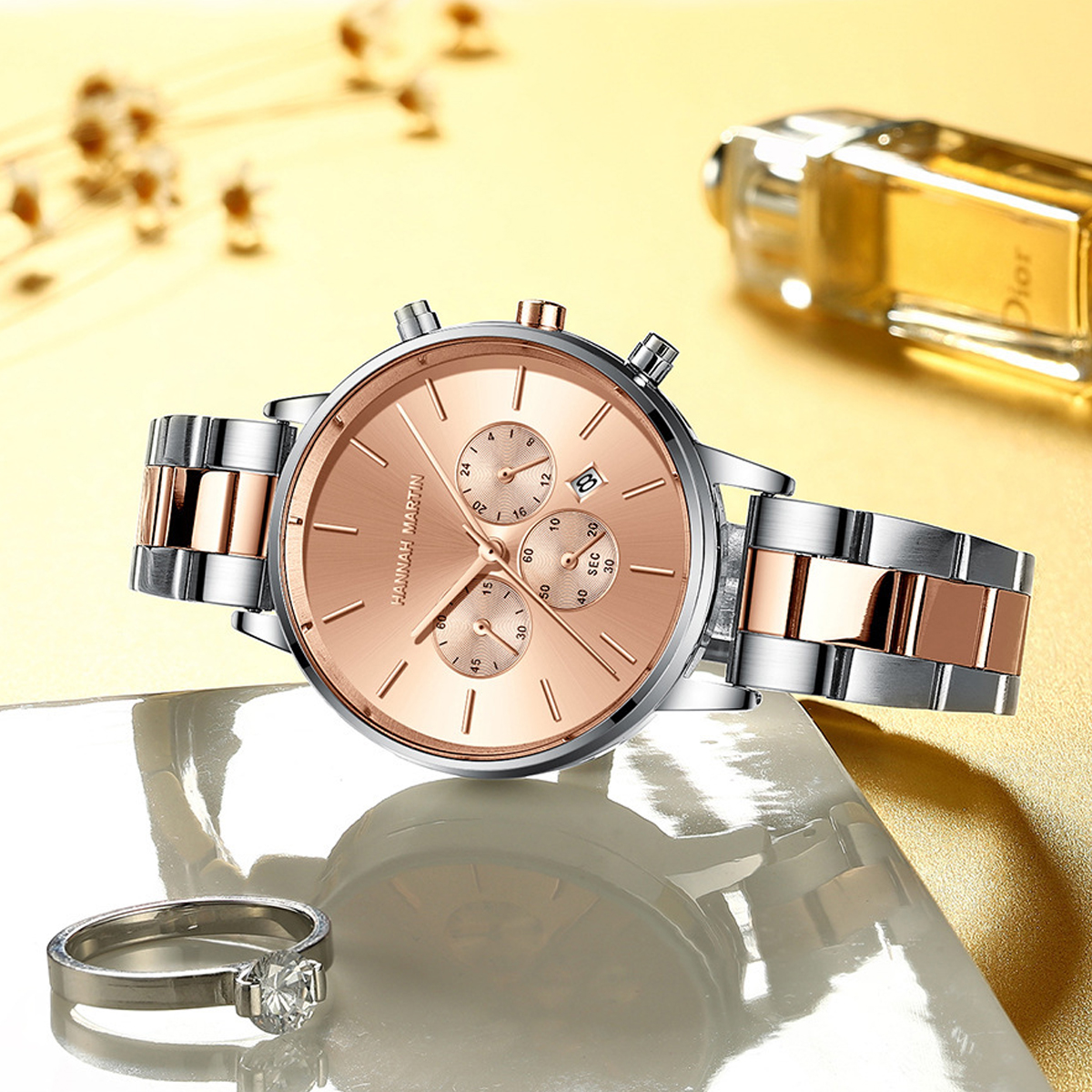 Fashion Women Watch Simple Sty - Anti-Magnetic Watch 评论和价格