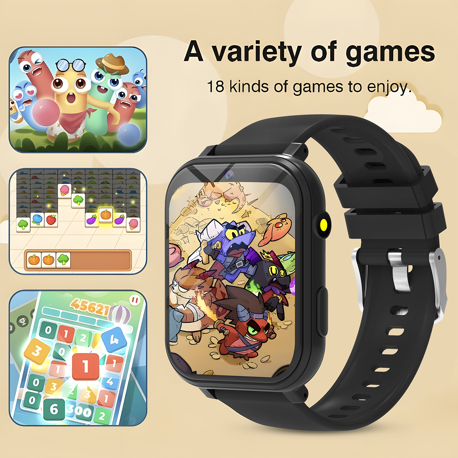 Kids Smart Watch Games Camera  - Smartwatch Watches For Kid Boy Waterproof 评论和价格