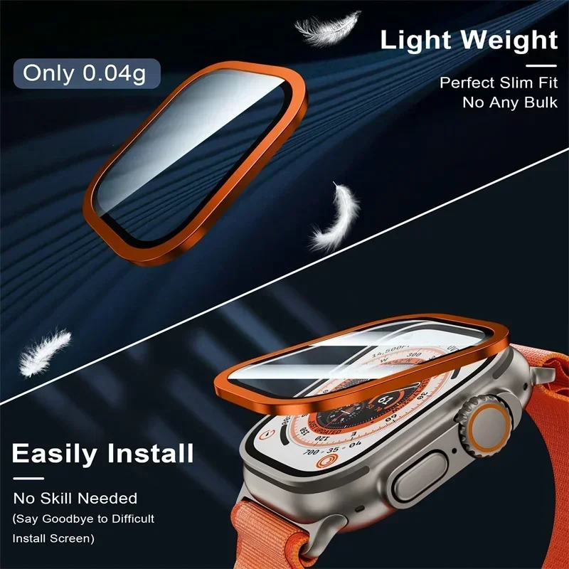 2PCS Titanium Metal Frame for  - Smartwatch Watches For Men 评论和价格