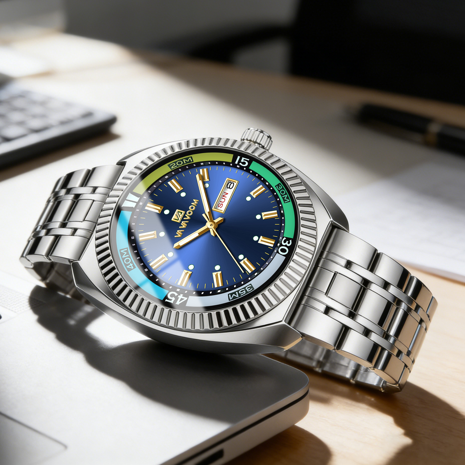 New Gear Ring Steel Strip Watc - Smartwatch Ring Watches 评论和价格