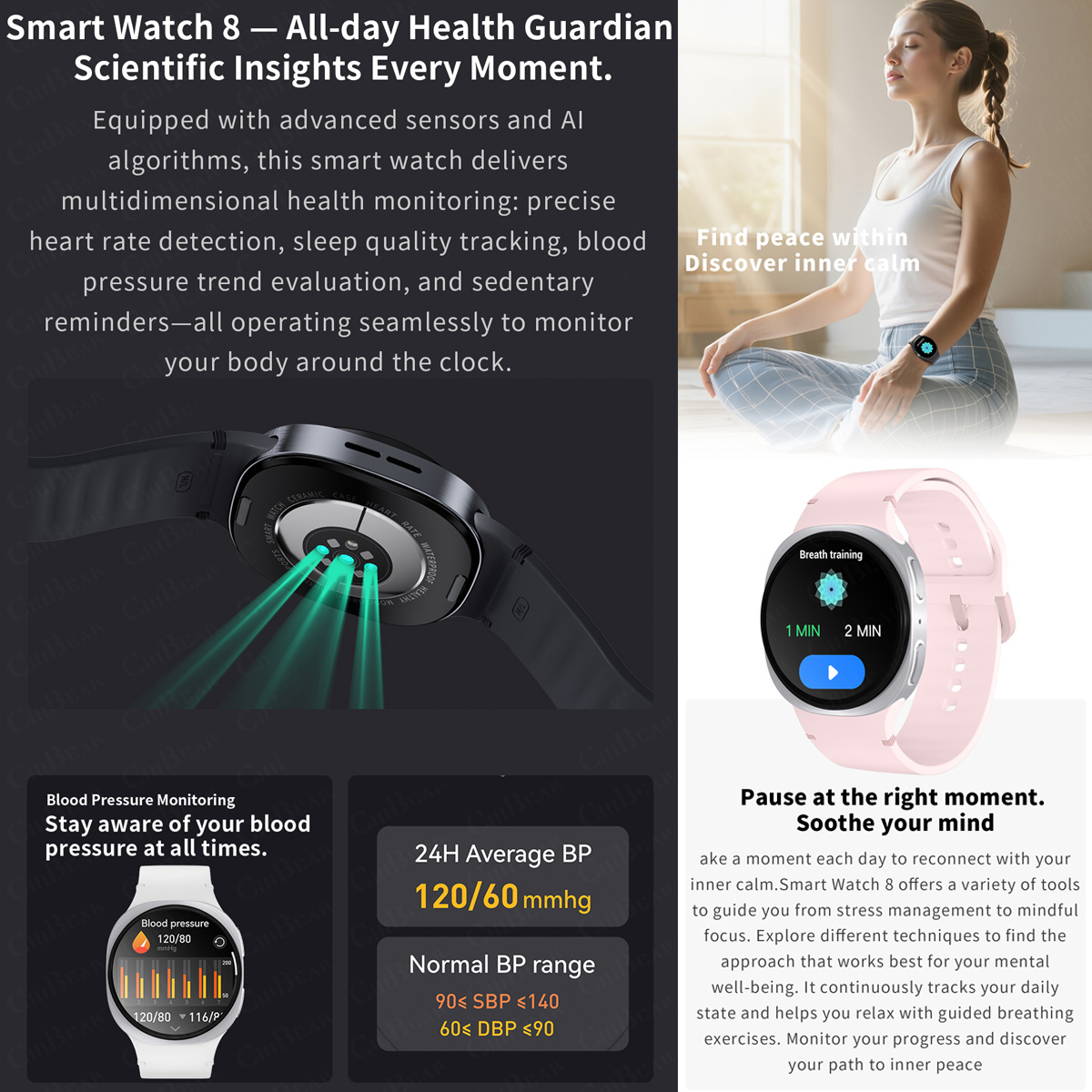 2026 New Watches 8 Mini GPS Tr - Smartwatch Watches For Men With Gps 评论和价格