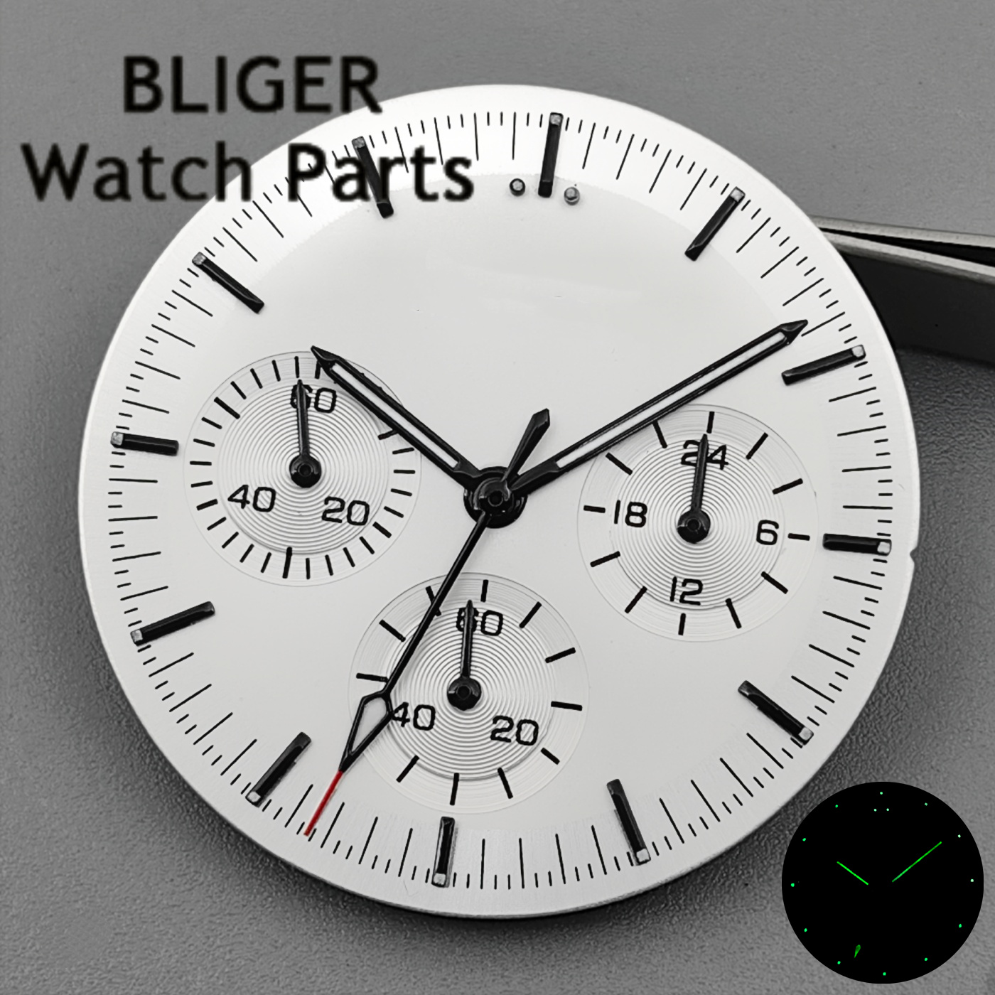 VK63 Luminous Dial 31.5mm Moon - Luminous Dial Face 评论和价格