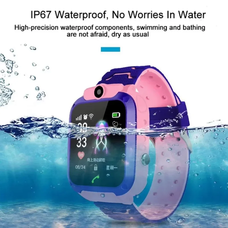 Lenovo Kids SOS GPS Location C - Smartwatch Watches For Kid Boy Waterproof 评论和价格