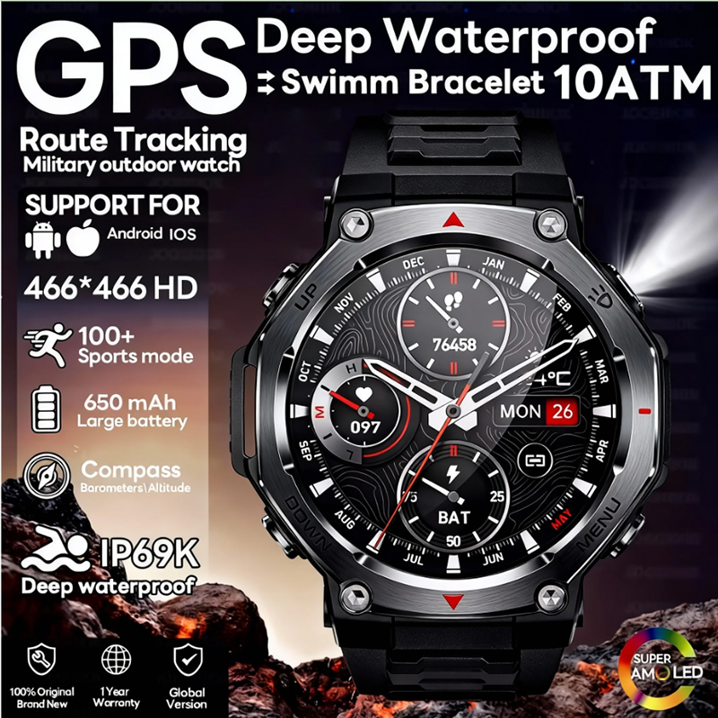 2026 New T-Rex 3 Ultra Outdoor - Smartwatch Watches For Men With Gps 评论和价格