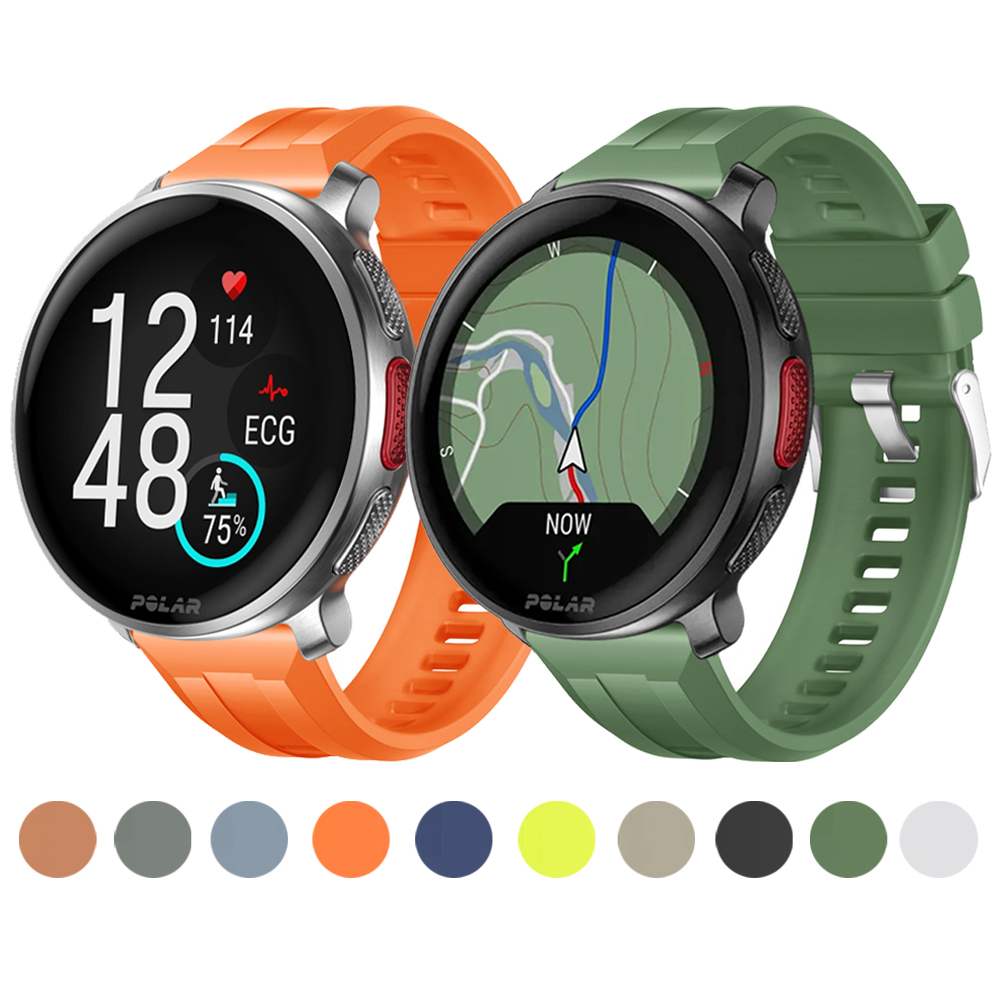 22mm Silicone Strap For Polar  - Titan Watches Smartwatch 评论和价格