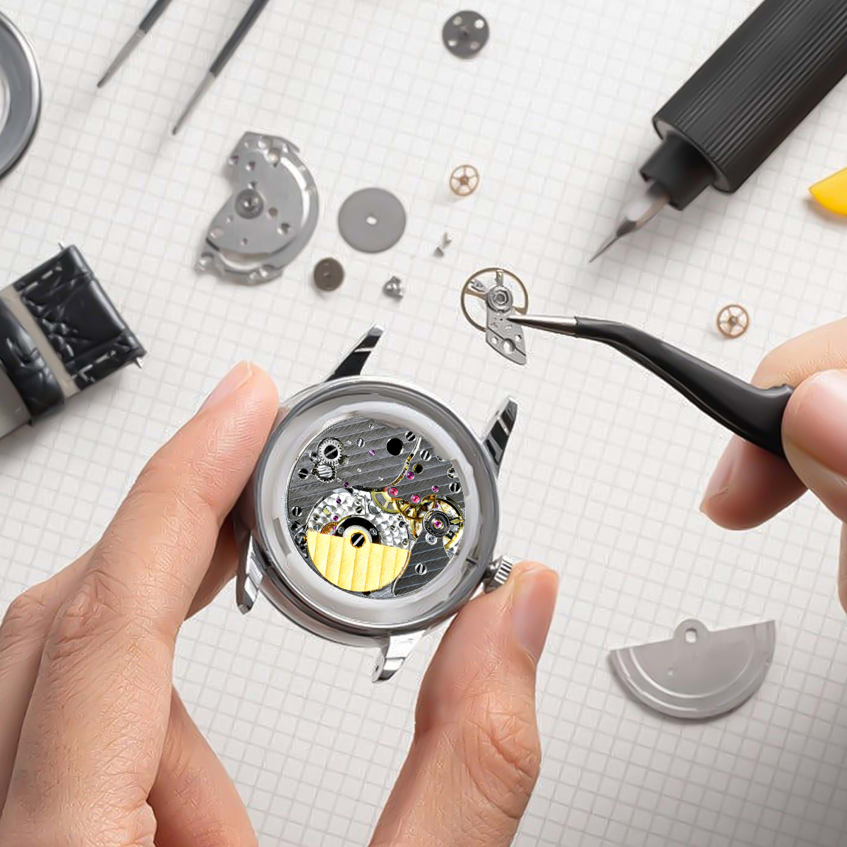 5015A micro rotor automatic me - Watch Movement Rotor 评论和价格