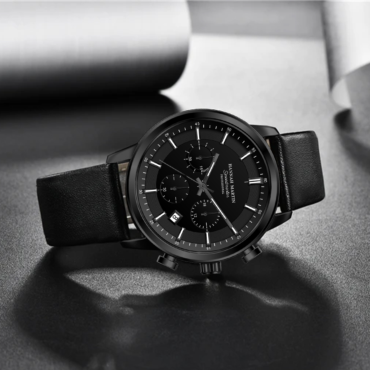 Hannah Martin Men Gift Box Men - Anti-Magnetic Watch 评论和价格