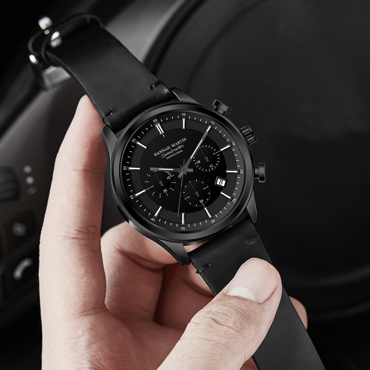Hannah Martin Men Gift Box Men - Anti-Magnetic Watch 评论和价格