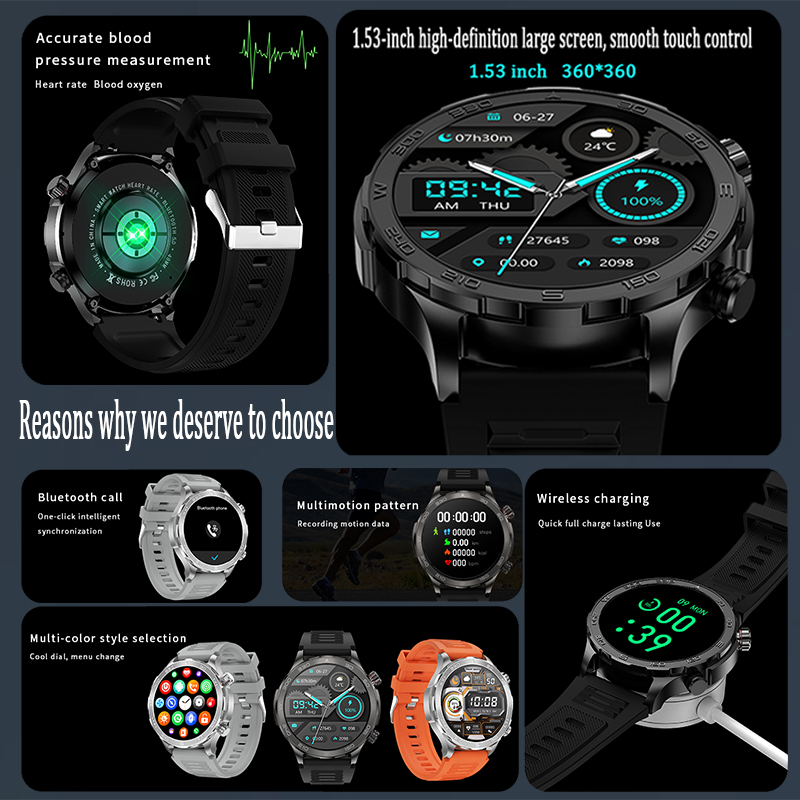 New GPS Track Smart Watch Men  - Smartwatch Watches For Men With Gps 评论和价格