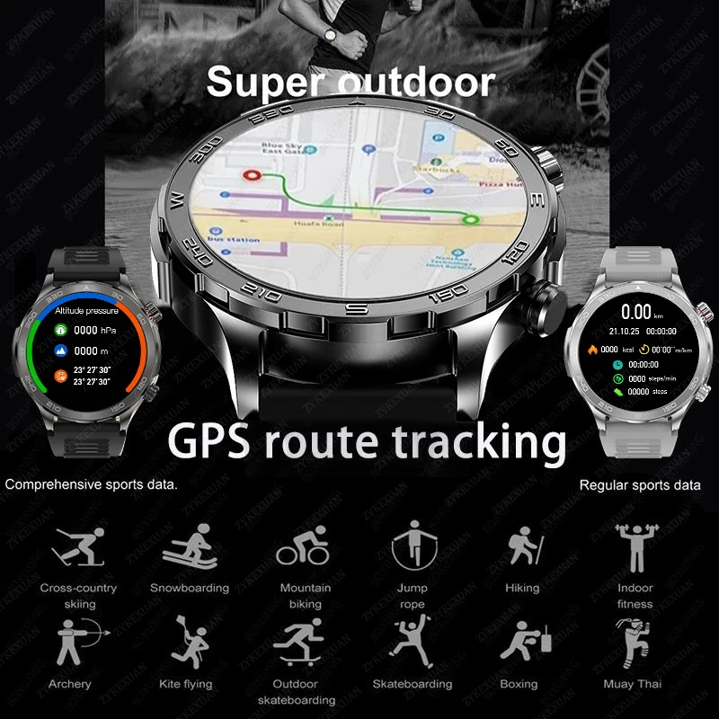 New GPS Track Smart Watch Men  - Smartwatch Watches For Men With Gps 评论和价格