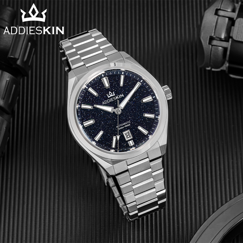 ADDIESKIN K010 Blue Goldstone  - Luminous Dial Face 评论和价格