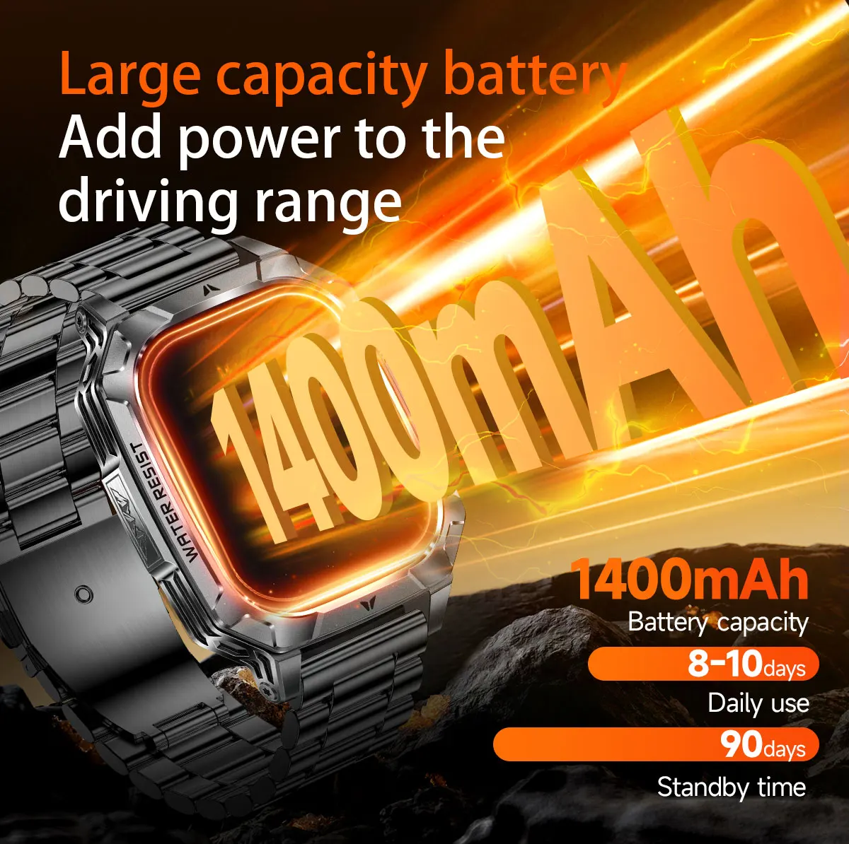 2026 New Built-in 1400mAh Supe - Smartwatch Watches For Men With Gps 评论和价格