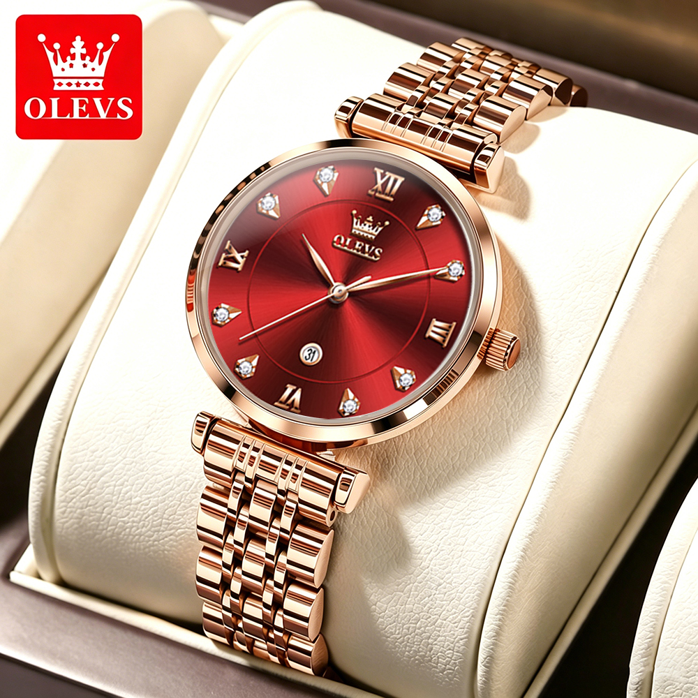 OLEVS Women Watches Luxury Sim - Anti-Magnetic Watch 评论和价格