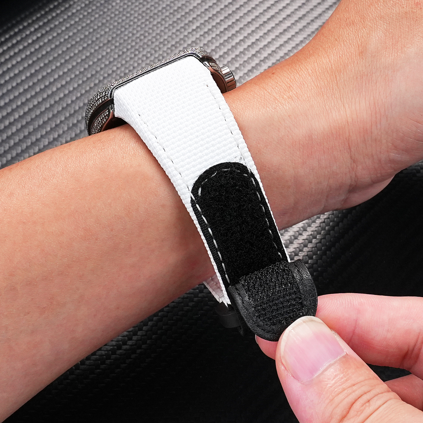 For Franck Muller V45 Fluororu - Leather Watch Strap 评论和价格