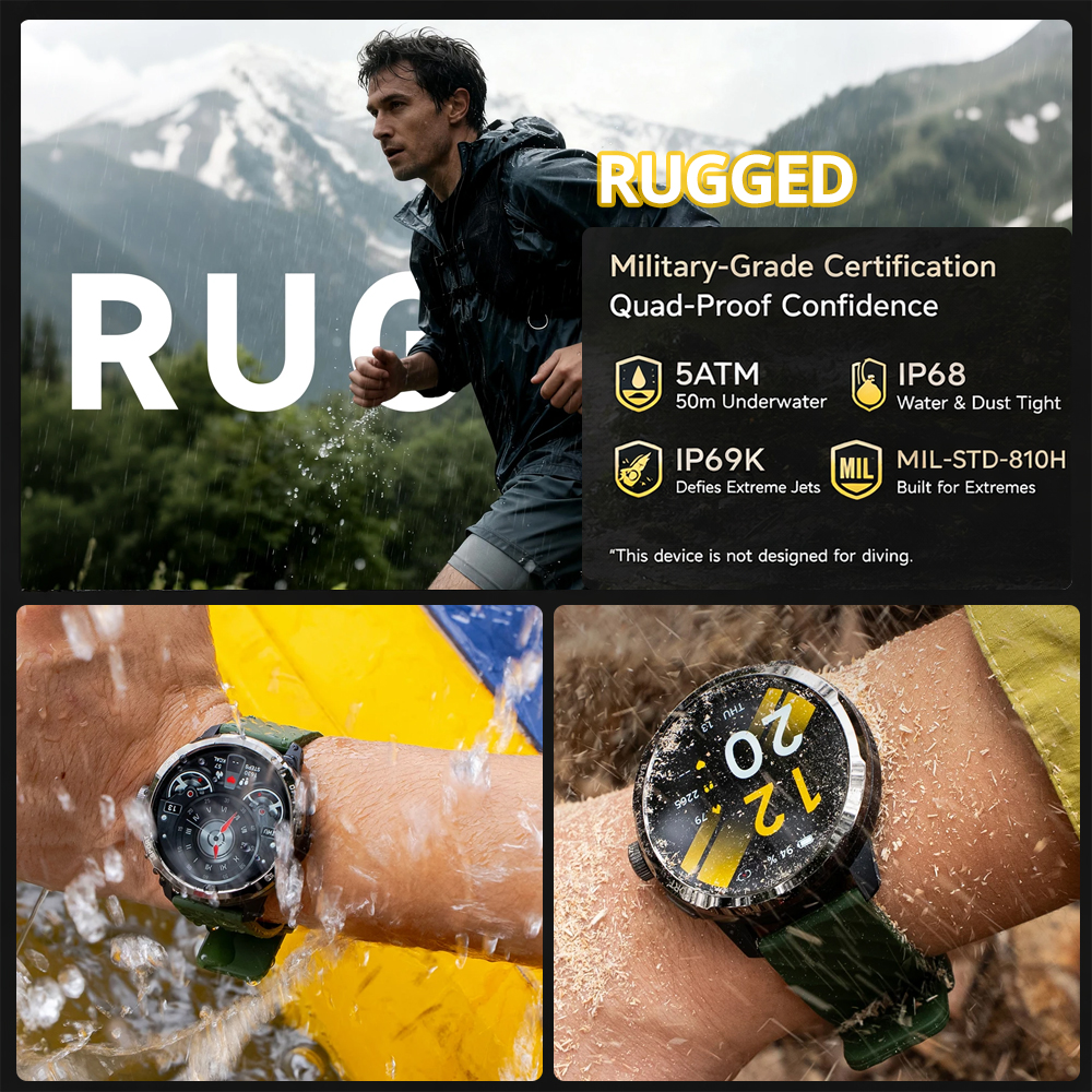 Ulefone Armor Watch Pro Smartw - Smartwatch Watches For Men With Gps 评论和价格