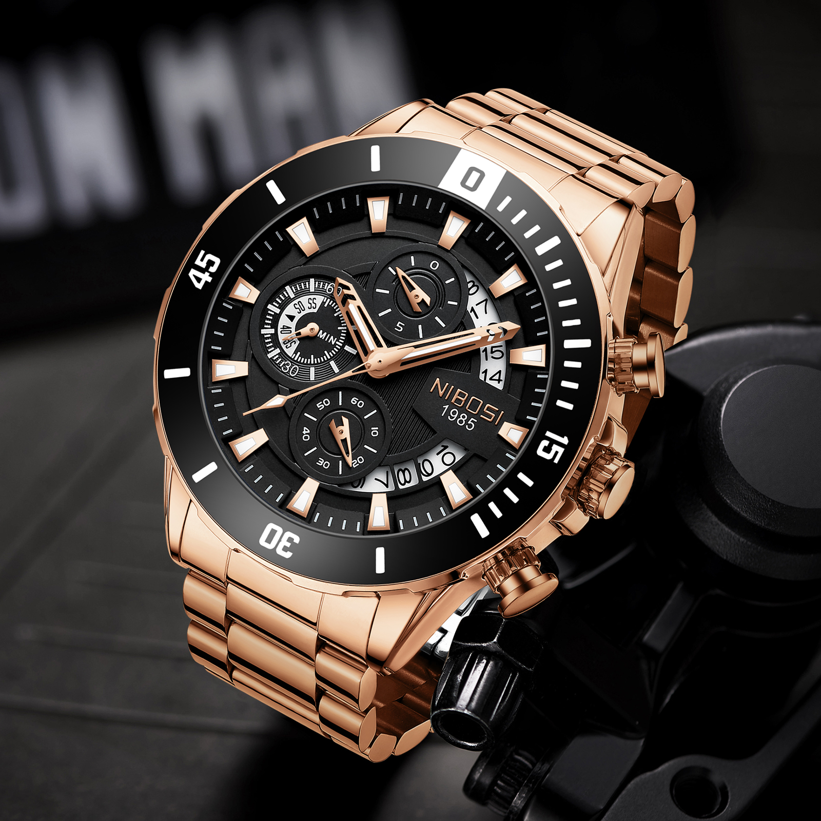 NIBOSI New Men's Watches Top B - Anti-Magnetic Watch 评论和价格