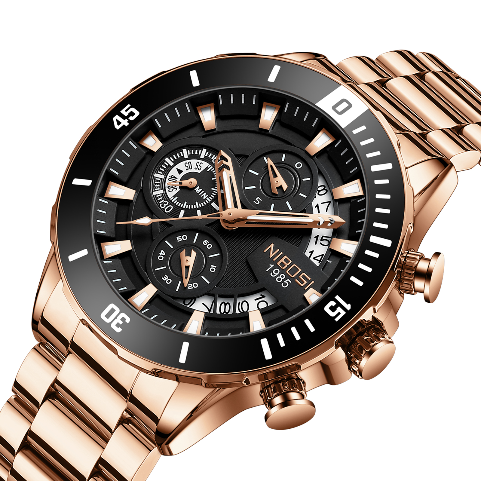 NIBOSI New Men's Watches Top B - Anti-Magnetic Watch 评论和价格