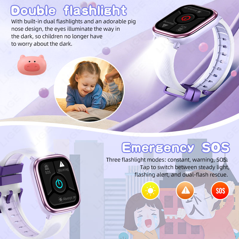 LIGE 2026 New Children Learnin - Smartwatch Watches For Kid Boy Waterproof 评论和价格