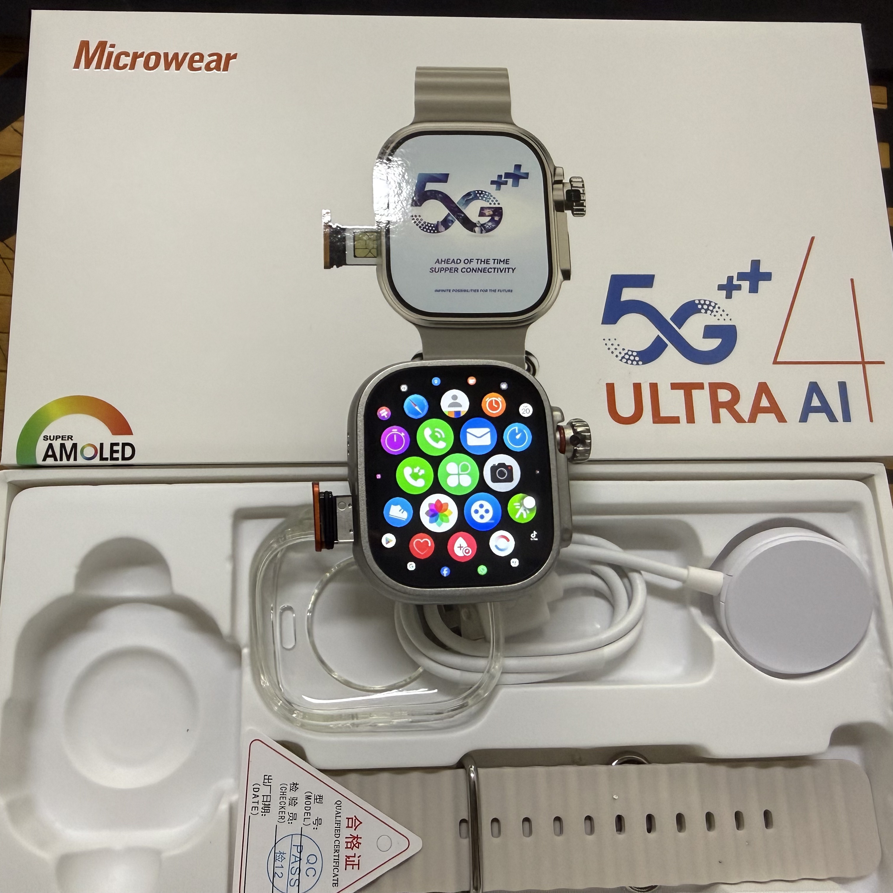 Microwear Ultra Ai4 Smartwatch - Smartwatch Watches For Men With Gps 评论和价格