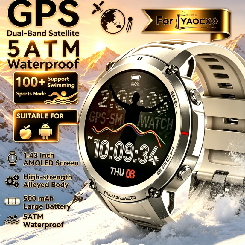 Global Six Satellite GPS Posit - Smartwatch Watches For Men With Gps 评论和价格