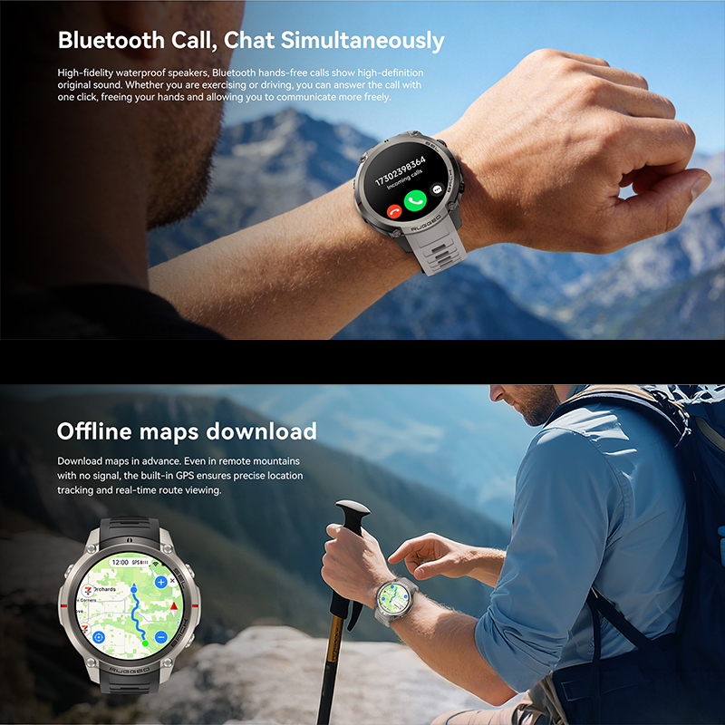 Global Six Satellite GPS Posit - Smartwatch Watches For Men With Gps 评论和价格