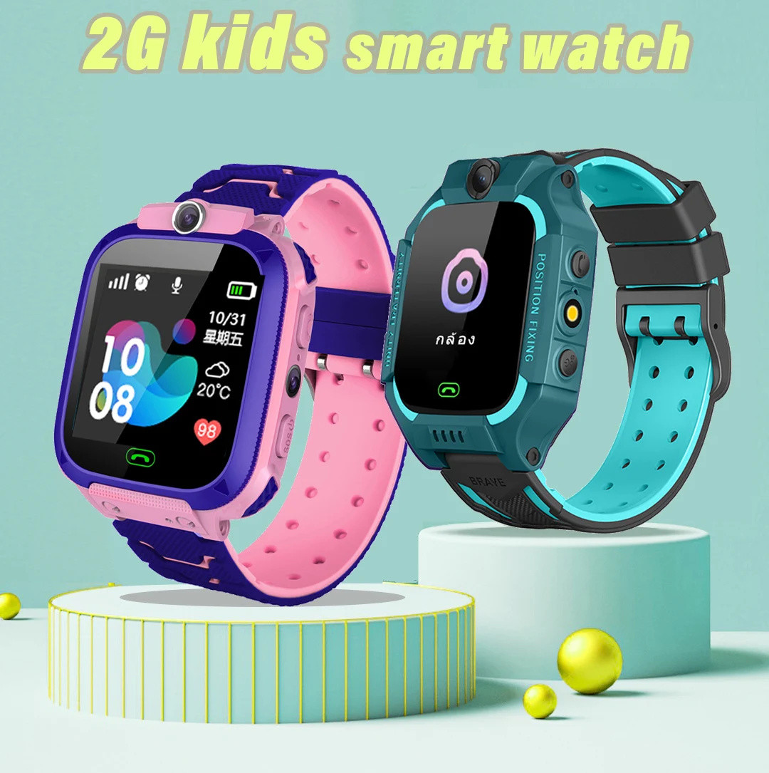 Q12 Kids Smart Watch 2G SOS Ca - Smartwatch Watches For Kid Boy Waterproof 评论和价格
