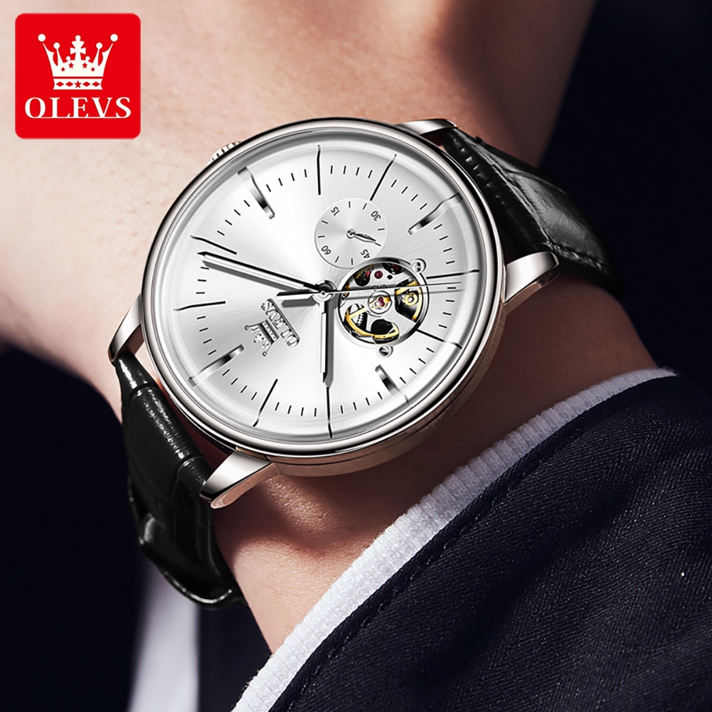 OLEVS Casual Fashion Men's Wat - Anti-Magnetic Watch 评论和价格