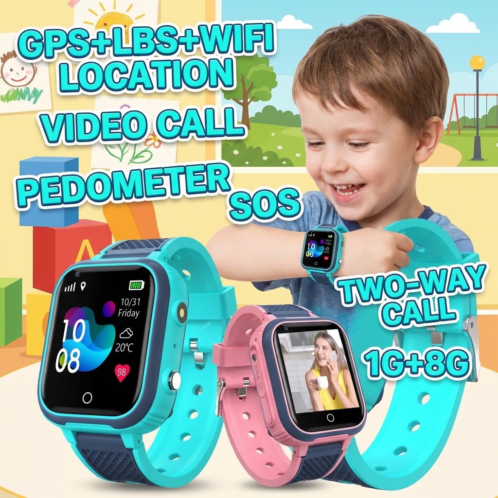 Update Smart Watch Kids 4G GPS - Smartwatch Watches Gift For Boys With Gps 评论和价格