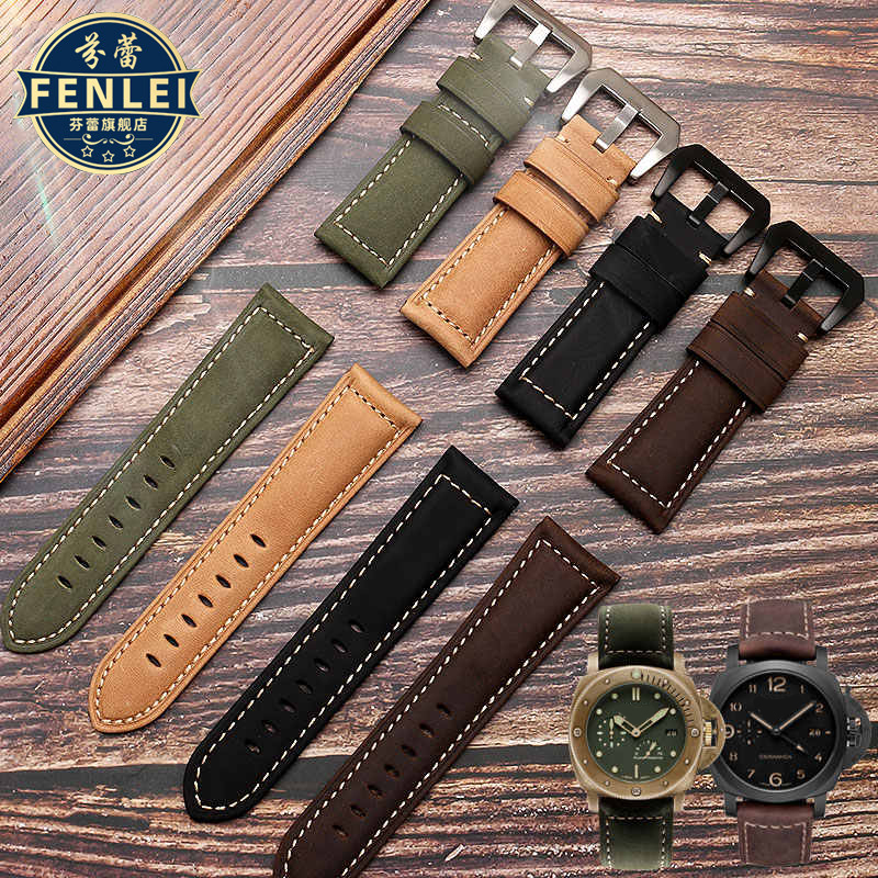 DIY XL extended lenght 135mm 1 - Leather Watch Strap 评论和价格