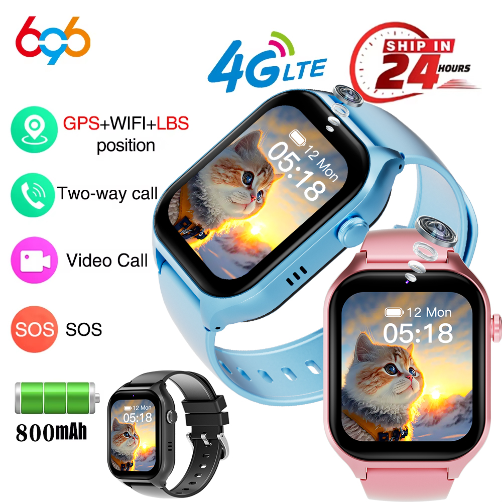 696 Smart Watches 4G Kids GPS  - Smartwatch Watches Gift For Boys With Gps 评论和价格
