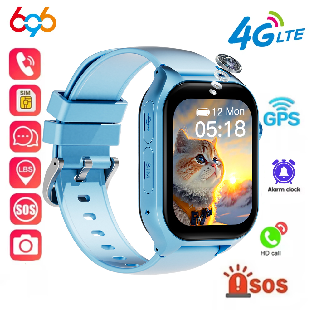 Smart Watches 4G Kids GPS AGPS - Smartwatch Watches Gift For Boys With Gps 评论和价格