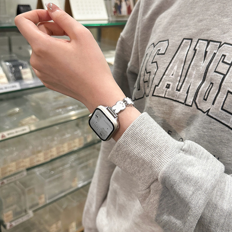 Miffy Rabbit Leather Watch Ban - Leather Watch Strap 评论和价格