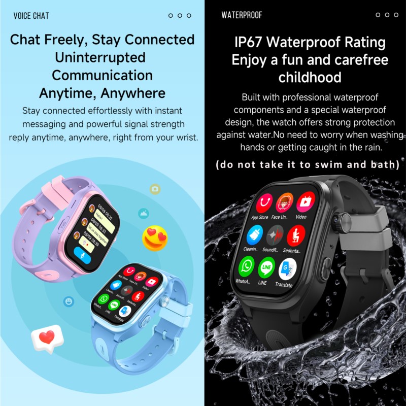 Smart Watch Kids 4G GPS WIFI V - Smartwatch Watches Gift For Boys With Gps 评论和价格