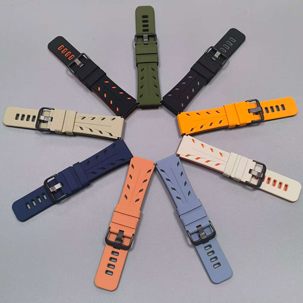 22mm Silicone Strap For POLAR  - Titan Watches Smartwatch 评论和价格