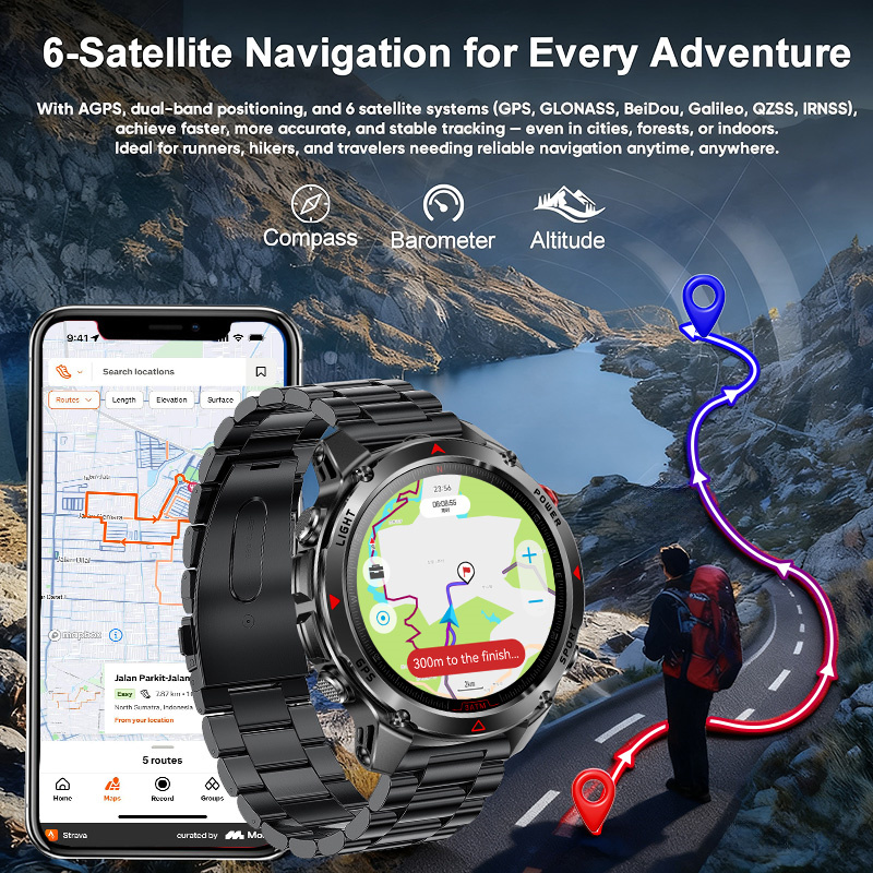 T-Rex 3 Pro Military Grade AGP - Smartwatch Watches For Men With Gps 评论和价格