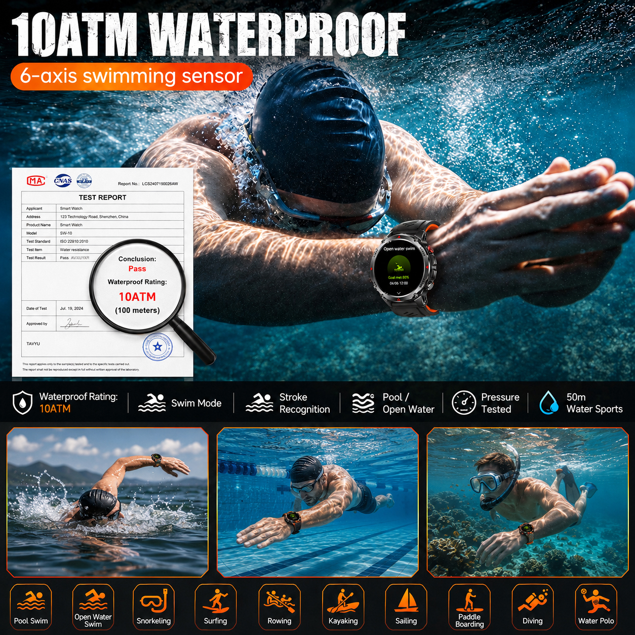 T-Rex 3 Pro Military Grade AGP - Smartwatch Watches For Men With Gps 评论和价格