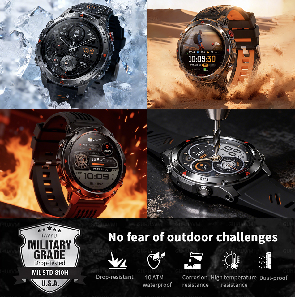 T-Rex 3 Pro Military Grade AGP - Smartwatch Watches For Men With Gps 评论和价格