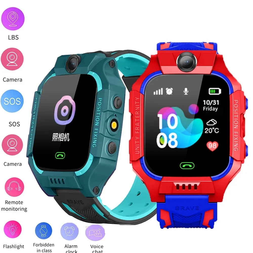 2026 New Kids Smart Watch SOS  - Smartwatch Watches Gift For Boys With Gps 评论和价格