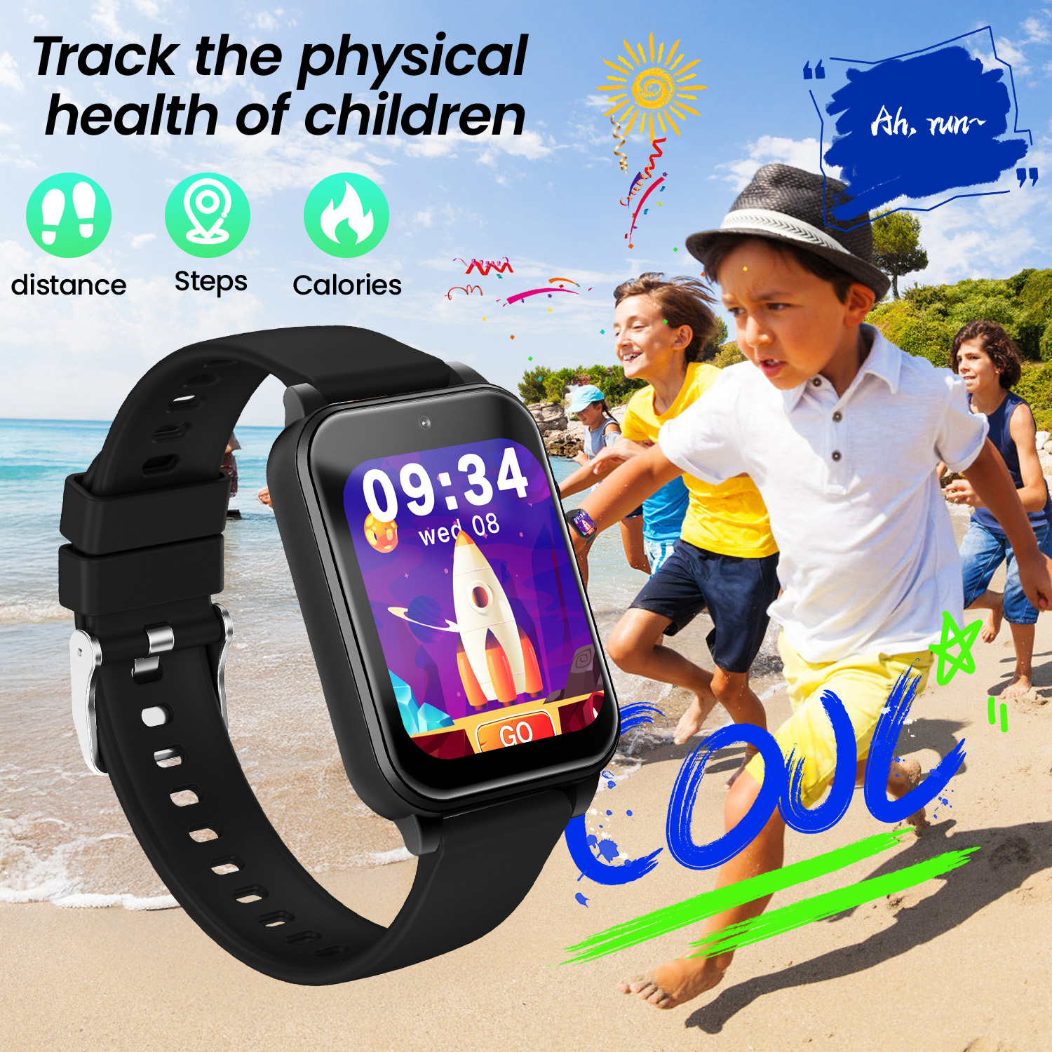 2026 New Children's Smart Watc - Smartwatch Watches For Kid Boy Waterproof 评论和价格
