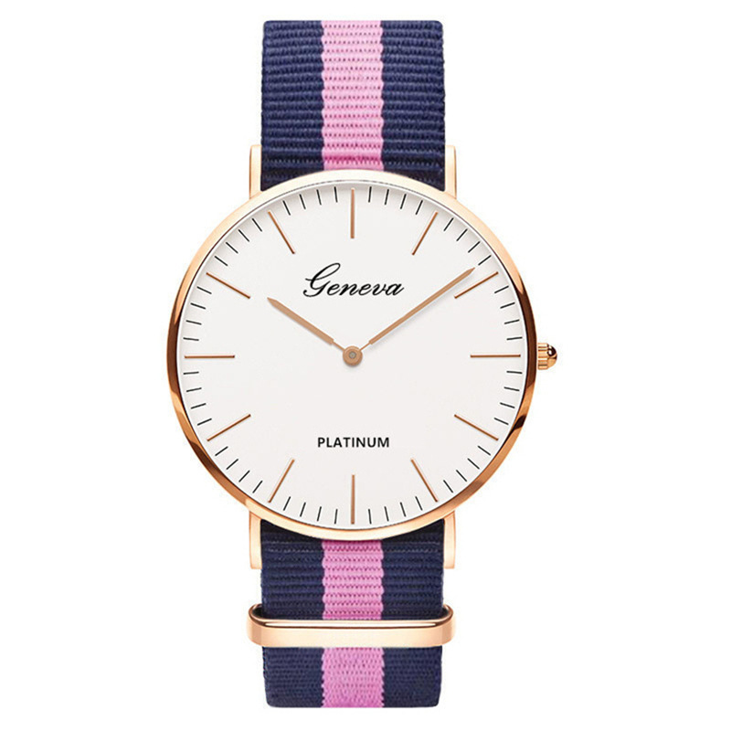 Classic Fashion Stripe Nylon B - Smartwatch Branded Watches For Women 评论和价格