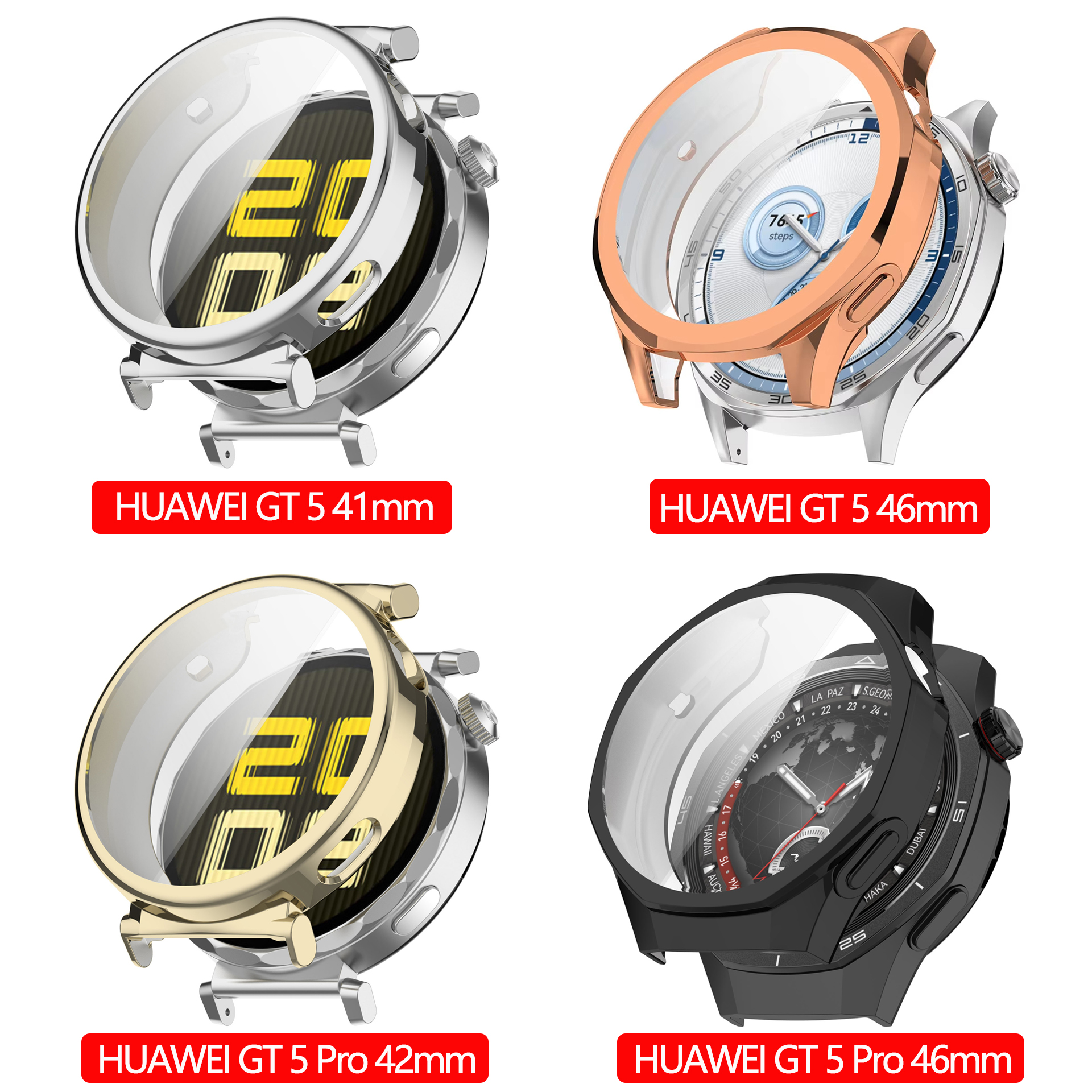 Case For HUAWEI Watch GT 5/5 P - Smartwatch Watches For Men 评论和价格