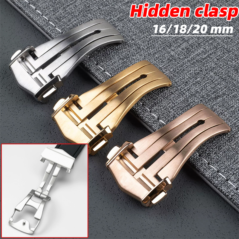 For Omega Deployment Clasp Lea - Leather Watch Strap 评论和价格